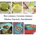 thumbnail image 4 of Large Scoop Colanders Strainers, 13.5\' Pasta Strainer, Spaghetti Spoon, Slotted Ladle for Draining Spaghetti, Noodles, Veggies, Boiled Eggs, Sturdy a, 4 of 5