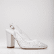 thumbnail image 1 of Monique - Zapatos de tira trasera con encaje color marfil crema 7.5, 1 of 8