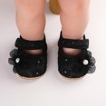 thumbnail image 5 of Yoyauz Baby Girl Mary Jane Shoes Anti Slip Rubber Sole Ballet Slippers Princess Dress Wedding Shoes Newborn Kids Shoes Toddler Shoes（0-12 Month）, 5 of 6