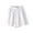 White, variant on Women's Spring Summer Solid Cotton Li Nen Shorts With Split Pocket Casual Pants