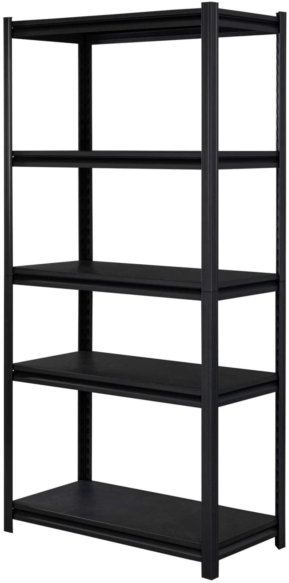 "TaliaPosy 5Tier Steel Storage Shelves Black Shelving Unit Heavy Duty