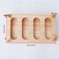 thumbnail image 3 of Tachiuwa Durable Wood Rabbit Hay Feeder Manger Cage Hanging Multi Functional Grass Holder, 3 of 5