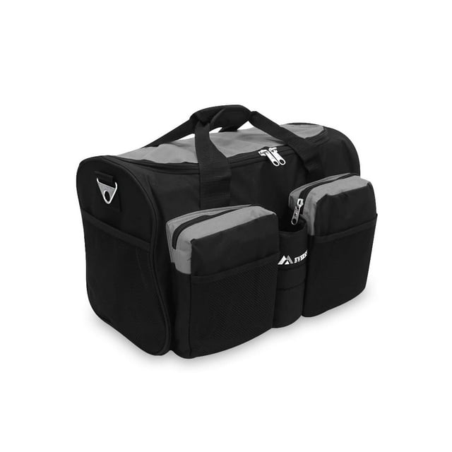 Bolsa de gimnasio Everest con bolsillo húmedo 32L gris oscuro/negro