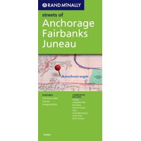 Folded Map Anchorage, Fairbanks, Juneau