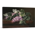 thumbnail image 1 of ARTCANVAS Lilac On a Ledge Canvas Art Print by Johan Laurentz Jensen - Size: 26" x 18" (1.50" Deep), 1 of 9