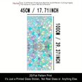 thumbnail image 4 of 17.71 x 39.37 2D Flat Color Sheet Combination Frosted Glass Transparent PVC Adsorption Window Film, 4 of 7