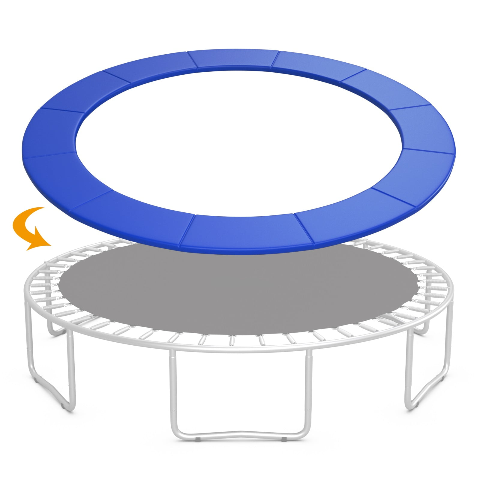 Premium Trampoline Spring Pad Better Protection Royal Blue or Green Colors More Durable Double Standard Thickness Foam & PVC 