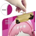 thumbnail image 3 of Coolnut Acrylic Clipboards with Low Profile Clip, A4 Standard Size 9" x 12.5" File Holder for Writing Drawing, Clip Boards for Doctors Offices, Skull Kawaii Pink Gifts, 3 of 7
