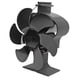thumbnail image 2 of Ventilador Para Hogar Alimentado Por Calor Con 6 Aspas, Ventilador De Estufa De Leña Ecológico De Arranque Automático, LT380, Negro, 152mm De Diámetro, 2 of 7