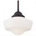 thumbnail image 2 of Minka Lavery 2256-576 Minka Schoolhouse 1 Light Pendant in Brushed Bronze, 2 of 2