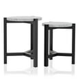 thumbnail image 4 of Furniture of America Elgan Wood 2-Piece Nesting Tables in Brushed Brown Gray, 4 of 11