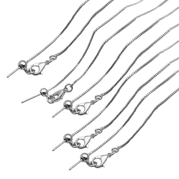 WINDLAND Sophisticated Adjustable Clasp Necklace for Beading Enthusiasts Quality Metal