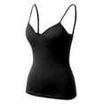 thumbnail image 6 of Daznico Women's Shelf Bra Camisole - Adjustable Spaghetti Strap Tank Top with Built-In Bra,for Size XS, 6 of 6