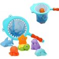 thumbnail image 2 of Juguete de baño, pesca, animales flotantes, juguetes, juego de juegos con pesca Feliz Sencillez, 2 of 5