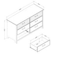 thumbnail image 2 of South Shore Ulysses, Traditional Dresser,  White, 2 of 10