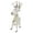 Deer With Branch, variant on Holiday Handcrafted Decorations Christmas Figurines - Set of 2 (Standing Reindeer 8.5")