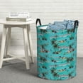 thumbnail image 5 of Goofa Hawaii Palms Printed Circular Hamper,Laundry Basket with Handles,Storage Baskets Foldable,Large Capacity Laundry Hamper-Medium, 5 of 8