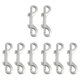 thumbnail image 2 of 8 Pieces Silver Metal Double Ended Trigger Hooks for Connecting with Spring-Loaded Thumb Lever and, 2 of 3