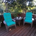 thumbnail image 4 of Turquoise Indoor / Outdoor Adirondack Cushion Patio Chair Cushion, 4 of 4