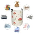 thumbnail image 6 of Kll Flat Mushrooms Waterproof Foldable Laundry Hamper Bucket With Handles For Storage Bin,Kids Room,Home Organizer (Small), 6 of 8