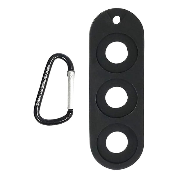 Soporte protector para juntas de taco de billar, soporte para tapas protectoras, herramienta de sujeción, llave, 9cmx3cm