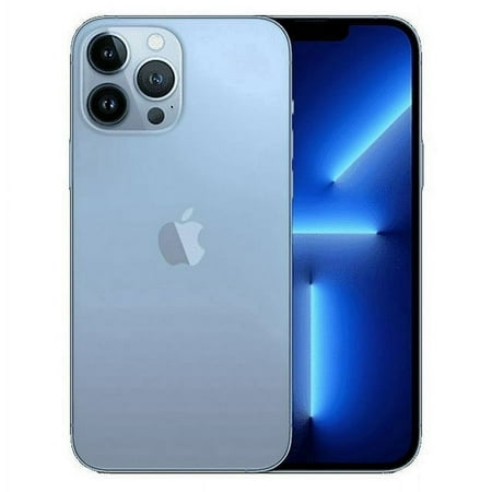 Restored Apple iPhone 13 Pro Max - Carrier Unlocked - 128GB Sierra Blue (Refurbished)