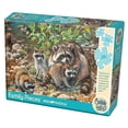thumbnail image 1 of Cobble Hill - 54607 | Raccoon Family (350 Piece Family Puzzle), 1 of 10