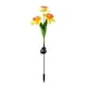 thumbnail image 1 of Luzes Solares Al Aire Libre Alimentado Por Energía Solar Flor Estaca Llevó la Luz, 3 Cabezas Al Aire Libre Narciso Patio Luz, Jardín Patio Decoración Estaca Luz Luces Solares Al Aire Libre Jardín, 1 of 7