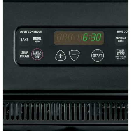 GE - 24" Built-In Single Electric Wall Oven - Black on Black