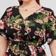 thumbnail image 4 of Vestido de Verano Holgado Informal de Corta con Corte A y Corte en A para Mujer, Talla Grande Negro XL, 4 of 10