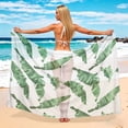 thumbnail image 4 of SPZTXS Sheer Wrap Sarong Cover Upfor Women Print Summer Beach Swim Cover Up Sun Protection Wrap Shawl, 4 of 7