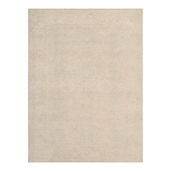 Pasargad Home Denver Hand-Knotted Grey Wool Area Rug 8' 9" X 11'10"