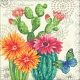 thumbnail image 3 of Dimensions Counted Cross Stitch Kit 12"X12"-Cactus Bloom (14 Count), 3 of 3