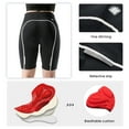 thumbnail image 6 of Santic Women's Cycling Shorts Bike Shorts Padded Bicycle Tights For Riding, 6 of 7