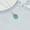 thumbnail image 4 of MYSTICPOEM 925 Sterling Silver Moonstone Necklace Filigree Teardrop Pendant Necklace Jewelry for Women, 4 of 6