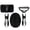 White, variant on 3-Piece Pet Grooming Set, Slicker Brush & Dematting Comb for Dogs and Cats