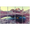 thumbnail image 2 of Falaises Vermillon Teinté Violet - Impression sur Toile Paysage, 2 of 3