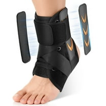 Ankle Brace for Sprained Ankle, Quick Lace up Ankle Brace with Side Stabilizing Pads, Ankle Stabilizer Brace for Men Women, Achilles Tendon Support Brace for Sprain,Injury Recovery,Sports