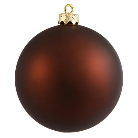 Copper Christmas Balls Matte Copper Brown UV Resistant Commercial Shatterproof Christmas Ball Ornament 4
