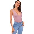 thumbnail image 4 of Women's Spaghetti Strap Knot Back Crop Top Wrap Cami Top, 4 of 5