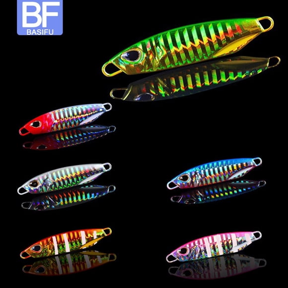 Tongliya Pro beros iron plate lead fish far cast metal road sub-bait bait bionic fake bait submerged iron plate C005 40g
