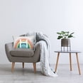 thumbnail image 3 of Stupell Industries Rainbow Initial H Decorative Printed Throw Pillow, 14 x 20, 3 of 5