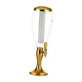 thumbnail image 2 of CarpNettore Beer Dispenser Drinks Party Supplies Bar Tool, with Freeze Tube, Easy to Clean, Gold, 2 of 9