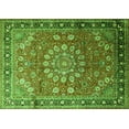 thumbnail image 1 of Ahgly Company Indoor Rectangle Medallion Green Traditional Area Rugs, 2' x 4', 1 of 1