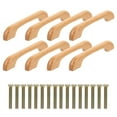 thumbnail image 1 of Bgsha 8 Pcs Closet Door Handle Wooden Easy to Install Drawer Handles Furniture, 1 of 9