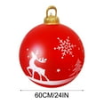 thumbnail image 5 of Vrorvz Christmas Ornaments Christmas Inflatable Yard Ball Sturdy PVC Outdoor Decor Large Inflatable Ball for Porch Garden Holiday Accent Christmas Tree Decorations Christmas Ornaments Set 23.6in Red, 5 of 5