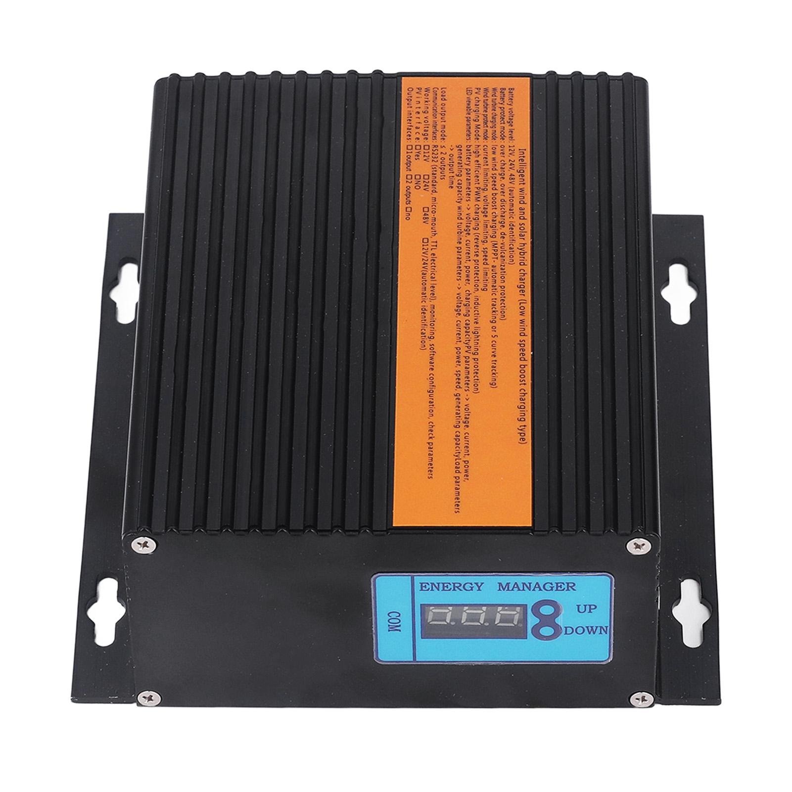 12V 100W Wind Solar Hybrid Charge Controller, MPPT Regulator for 12V 300W PV Power Systems, Solar Wind Power Charge Regulator with High Efficiency and Safety Protection
