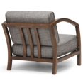 thumbnail image 4 of Velda Accent Fabric Arm Chair in Brown, 4 of 5