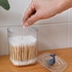 thumbnail image 5 of Contenedores Contenedores De Baño Recipiente De Almacenamiento De Hisopos De Algodón Transparente Multifunción Con Tapa Para El Hogar, 5 of 5