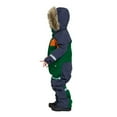 thumbnail image 5 of Maqroz Kids One Piece Snowsuit Toddler Girls Boys Ski Snowboard High Visibility Jumpsuits Winter Thicken Warm Waterproof Teen Snow Suit Overalls Insulated Coveralls with Hood, Sizes 1-15, Army Green, 5 of 9